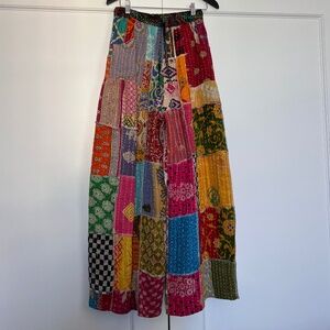 Patchwork Palazzo Pants
